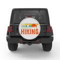 LIVE LOVE LAUGH HIKING BLACK TIRE COVER