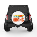 LIVE LOVE LAUGH HIKING WHITE TIRE COVER