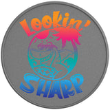 LOOKIN SHARP SILVER CARBON FIBER TIRE COVER