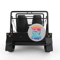 LOOKIN SHARP SILVER CARBON FIBER TIRE COVER FOR MOKE