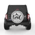LORD PSALM SILVER CARBON FIBER TIRE COVER