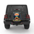 LOSE MY MIND AND FIND MY SOUL PEARL  WHITE CARBON FIBER TIRE COVER