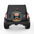 LOSE MY MIND AND FIND MY SOUL BLACK CARBON FIBER TIRE COVER