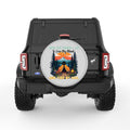 LOSE MY MIND AND FIND MY SOUL SILVER CARBON FIBER TIRE COVER