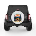 LOSE MY MIND AND FIND MY SOUL PEARL  WHITE CARBON FIBER TIRE COVER