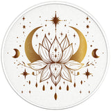 LOTUS MOON AND STARS PEARL  WHITE CARBON FIBER TIRE COVER