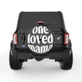 LOVED MAMA BLACK CARBON FIBER TIRE COVER