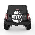 LOVED MAMA BLACK TIRE COVER