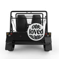 LOVED MAMA WHITE TIRE COVER FOR MOKE