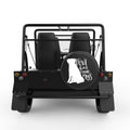 LOVE HAS FOUR PAWS BLACK CARBON FIBER TIRE COVER FOR MOKE