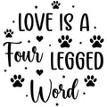 LOVE IS A FOUR LEGGED WORD