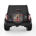 LOVE LIKE JESUS BLACK TIRE COVER