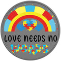 LOVE NEEDS NO WORDS SILVER CARBON FIBER TIRE COVER
