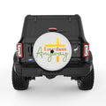 LOVE THEM ANYWAY PEARL  WHITE CARBON FIBER TIRE COVER