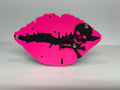 LIPS WITH SKULL HITCH COVER FOR ANY 2 INCH RECEIVER in PINK For Jeep Wrangler JL and JK and JT