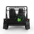 LUCKY HEART BLACK TIRE COVER FOR MOKE