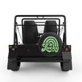 LUCKY ST PATRICKS DAY RAINBOW BLACK CARBON FIBER TIRE COVER FOR MOKE