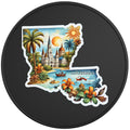 LUISIANA BLACK TIRE COVER