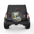 LUISIANA BLACK CARBON FIBER TIRE COVER
