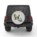 LUISIANA WHITE TIRE COVER