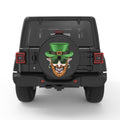 LEPRECHAUN WITH PIERCING BLACK CARBON FIBER TIRE COVER