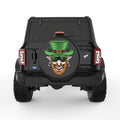 LEPRECHAUN WITH PIERCING BLACK TIRE COVER