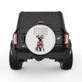 LET IT SCHNUA PEARL  WHITE CARBON FIBER TIRE COVER