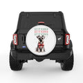 LET IT SCHNUA WHITE TIRE COVER