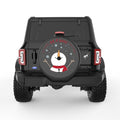 LET IT SNOW BLACK CARBON FIBER TIRE COVER