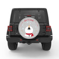 LET IT SNOW WHITE TIRE COVER