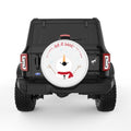 LET IT SNOW WHITE TIRE COVER