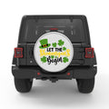LET THE SHENANIGANS BEGIN BLACK TIRE COVER