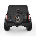 LETS GET LIT CHRISTMAS BLACK TIRE COVER
