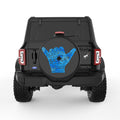 LIFE IS ALWAYS BETTER AT THE BEACH BLACK TIRE COVER