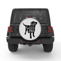 LIFE IS BETTER WITH DOGS BLACK TIRE COVER