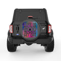 LIFE IS GOOD YOU SHOULD GET ONE BLACK CARBON FIBER TIRE COVER