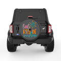 LITTLE RAY OF SUNSHINE BLACK CARBON FIBER TIRE COVER