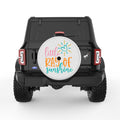 LITTLE RAY OF SUNSHINE PEARL  WHITE CARBON FIBER TIRE COVER