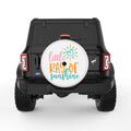 LITTLE RAY OF SUNSHINE WHITE TIRE COVER