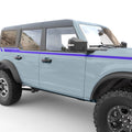 LONG BODY DOOR SIDE STRIPES BODY GRAPHIC DECAL FITS 2024 FORD BRONCO 4 DOOR