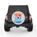 LOOKIN SHARP SILVER CARBON FIBER TIRE COVER