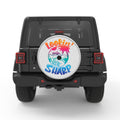 LOOKIN SHARP SILVER CARBON FIBER TIRE COVER