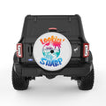 LOOKIN SHARP PEARL  WHITE CARBON FIBER TIRE COVER