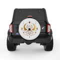 LOTUS MOON AND STARS PEARL  WHITE CARBON FIBER TIRE COVER