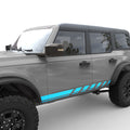 LOWER ROCKER PANEL STRIPES BODY GRAPHIC DECAL FITS 2021+ FORD BRONCO 4 DOOR