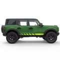 LOWER ROCKER PANEL STRIPES SIDE GRAPHIC DECAL FITS 2025 FORD BRONCO 4 DOOR
