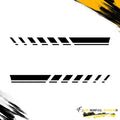 LOWER ROCKER PANEL STRIPES SIDE GRAPHIC DRIVER & PASSENGER DECALS