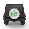 LUCKY CLOVER BLACK TIRE COVER