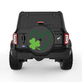 LUCKY HEART BLACK TIRE COVER