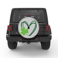 LUCKY HEART WHITE TIRE COVER